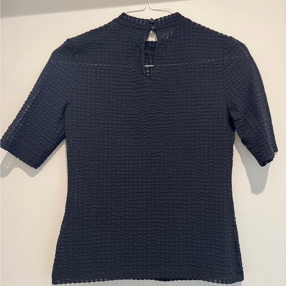 Maeve Sheer Mock Neck Top Size S - Picture 4 of 5